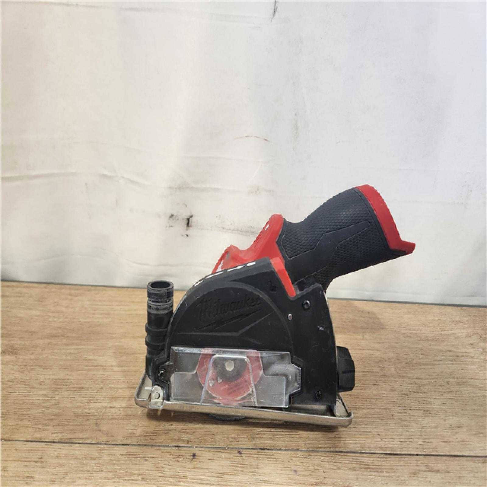 AS-IS- Milwaukee  FUEL 12V Lithium-Ion Brushless Cordless 3 in. Cut Off Saw (Tool-Only)