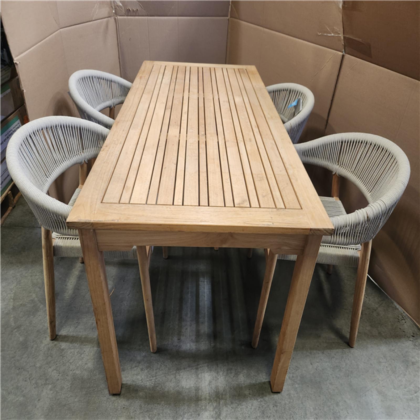 Phoenix Hawaiian Anna Teak Dining Set