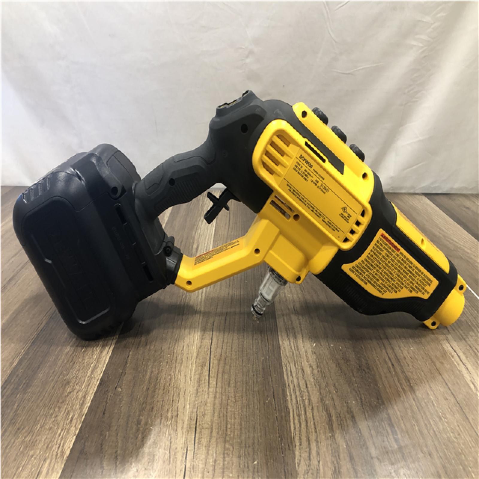 AS-IS DEWALT 20V MAX 550 PSI 1.0 GPM Cold Water Cordless Power Cleaner with 4-Nozzles (Tool Only)