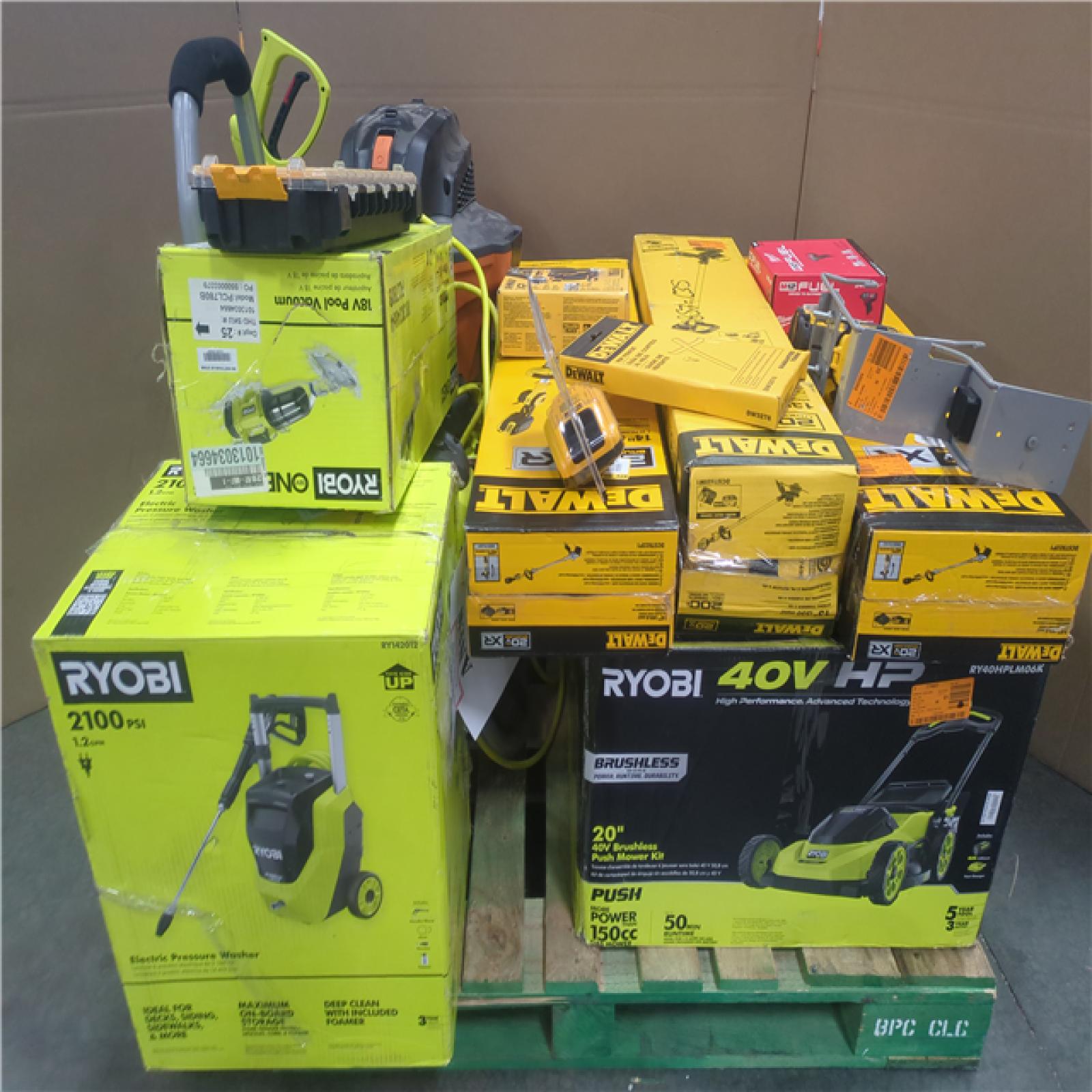 CALIFORNIA AS-IS TOOL PALLET