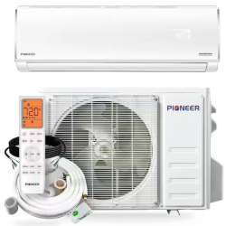 DALLAS LOCATION- AS-IS Pioneer® Diamante Pro™ 24 000 BTU 21 SEER2 230V High-Wall Ductless Mini-Split Air Conditioner Inverter Heat Pump Unit Kit