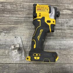 AS-IS DEWALT ATOMIC 20V MAX Cordless Brushless Compact 1/4 in. Impact Driver (Tool Only)