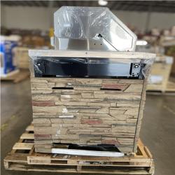 DALLAS LOCATION- AS-IS SPIRE 5-Burner Built-In Propane Gas Stone Island Grill in Terra Rosa
