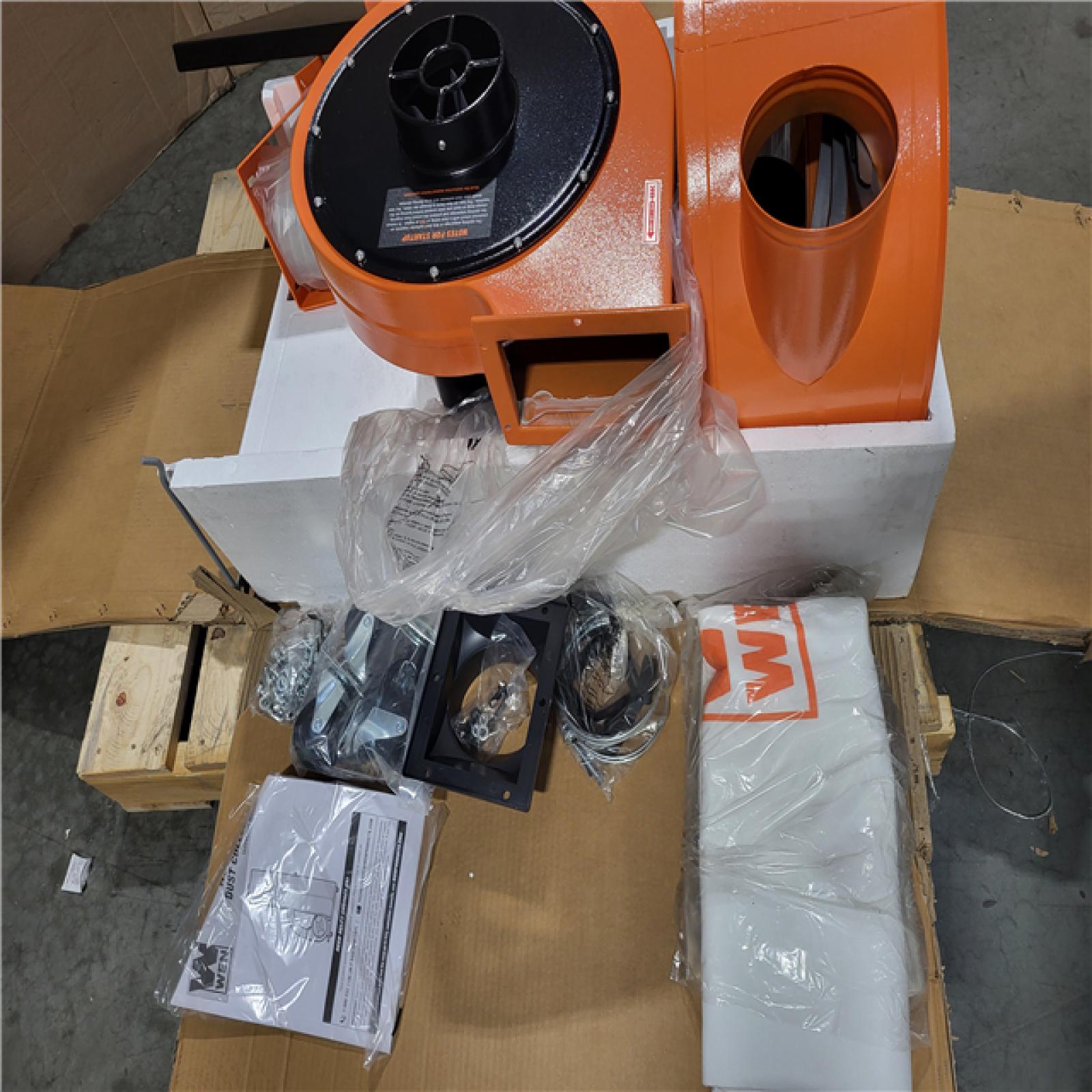 CALIFORNIA AS-IS WOODWORKING DUST COLLECTOR