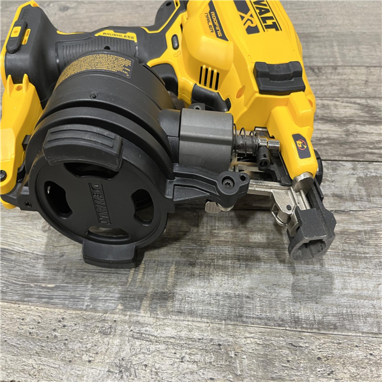 AS-IS DEWALT 20V MAX 15-Degree Electric Cordless Roofing Nailer (Tool Only)