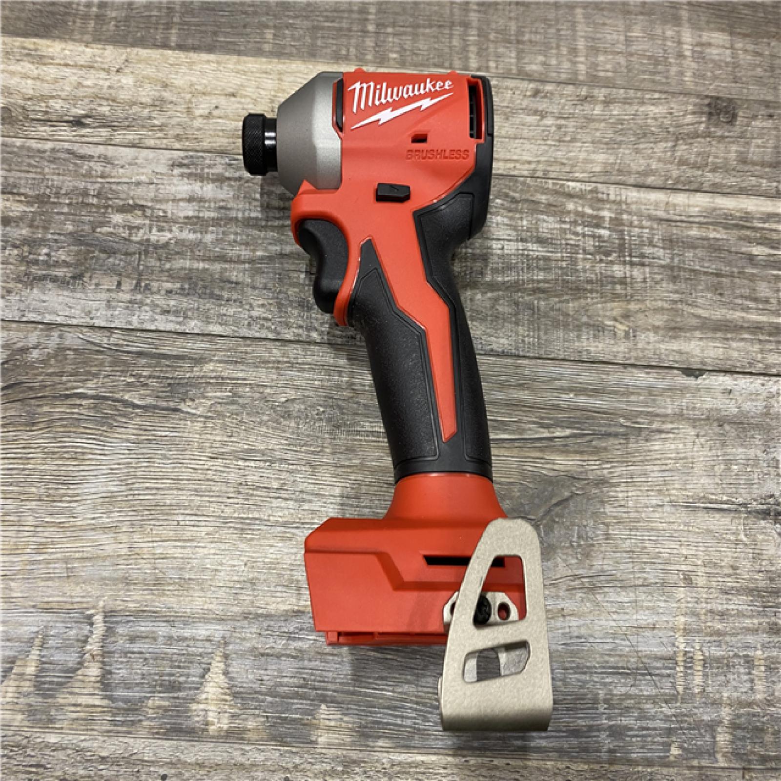 AS-IS Milwaukee 18-Volt Lithium-Ion Compact Brushless Cordless 1/4 in. Impact Driver Kit