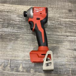 AS-IS Milwaukee 18-Volt Lithium-Ion Compact Brushless Cordless 1/4 in. Impact Driver Kit