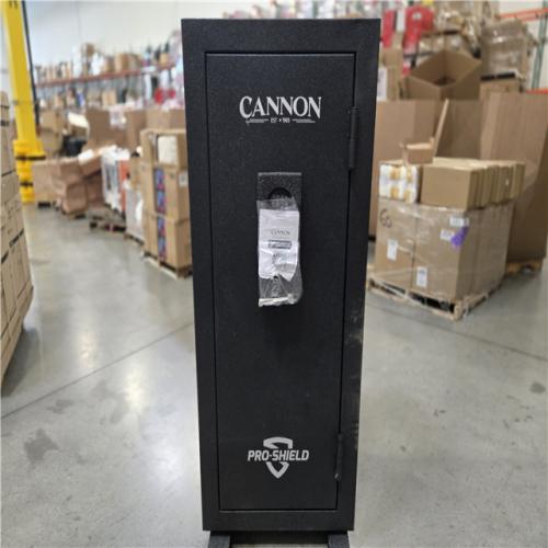DALLAS LOCATION - AS-IS CANNON PRO SHIELD  37-GUN  30 MIN FIRE RESISTANT  ELECTRONIC LOCK WITH BACK UP KEY  ARMORGUARD BLACK