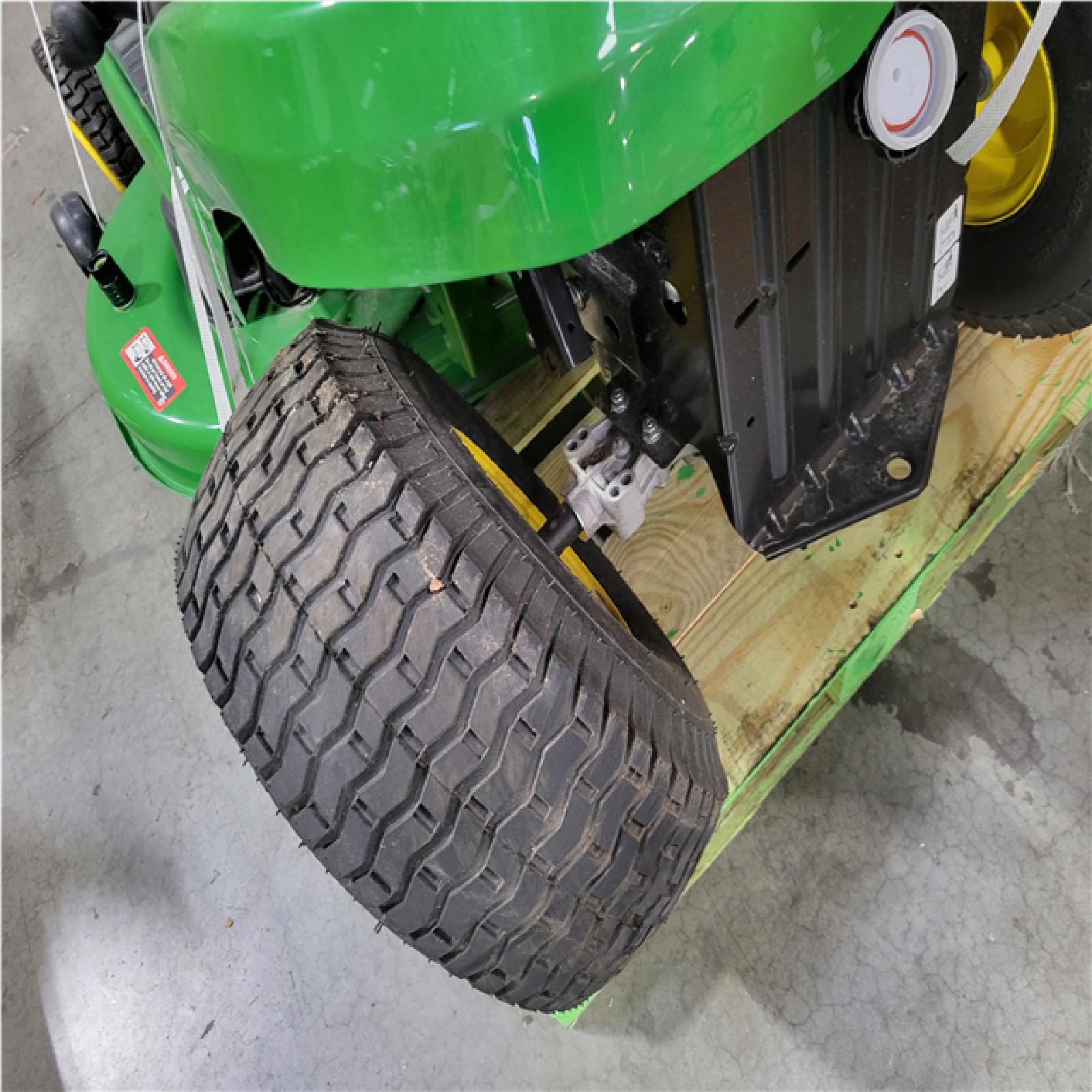 CALIFORNIA AS-IS JOHN DEERE S100 SIT DOWN RIDING LAWN MOWER