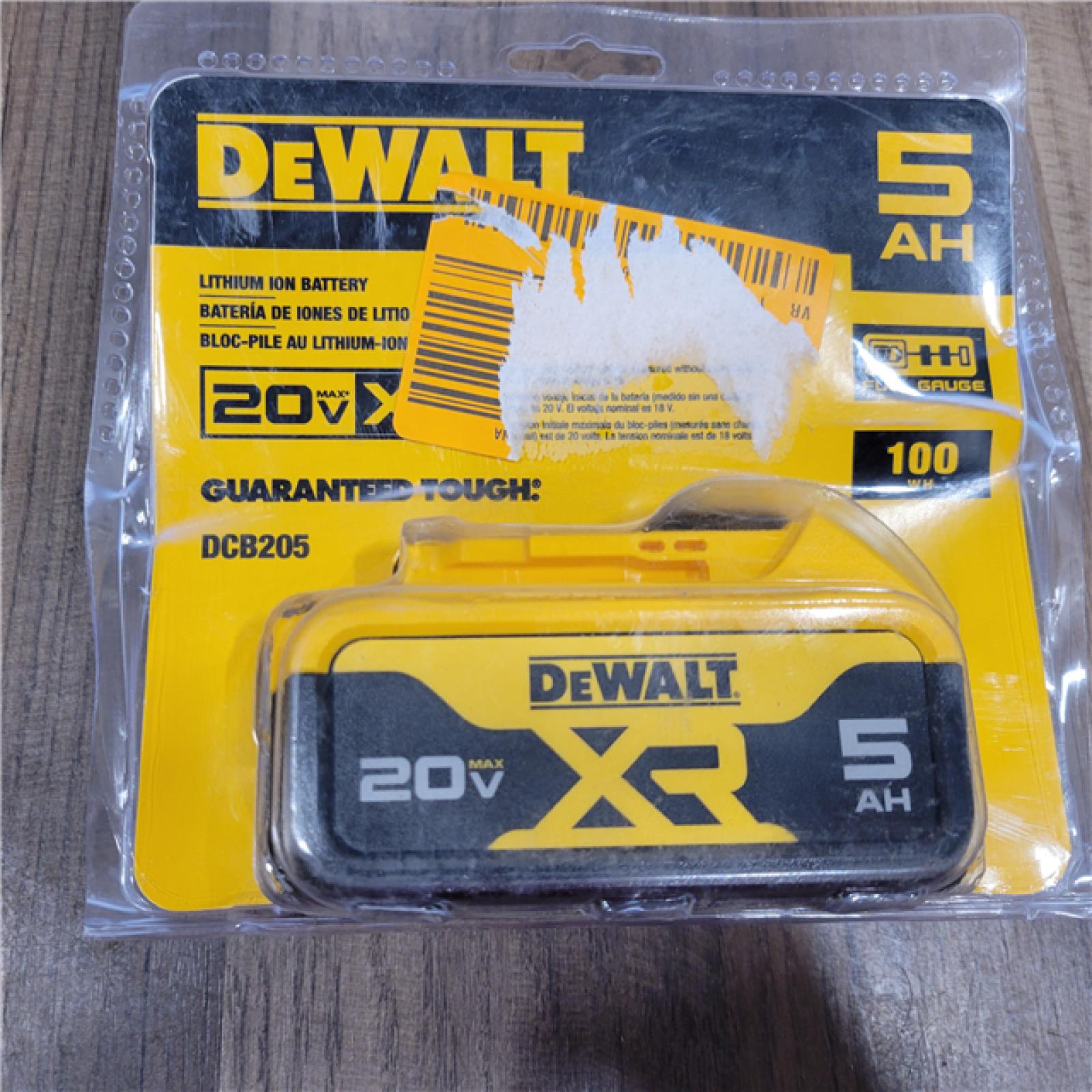 NEW! Dewalt 20-Volt MAX XR Lithium-Ion Premium Battery Pack 5.0Ah