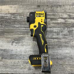 AS-IS DEWALT 20V XR Brushless Cordless 1/4 in. Quiet Hydraulic Impact Driver (Tool-Only)