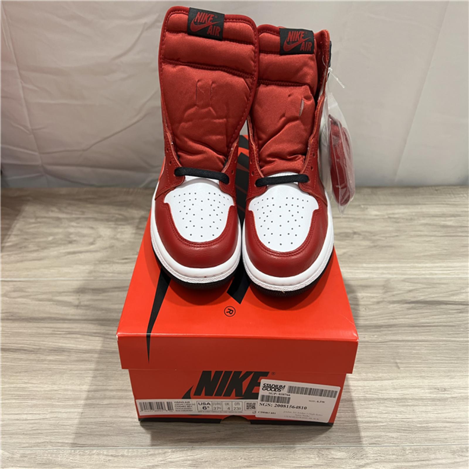 Nike Air Jordan 1 High OG Satin Snake - Red/Black/White - SZ 6.5