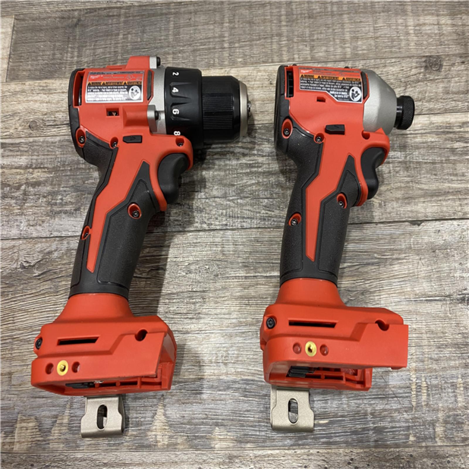 AS-IS Milwaukee 18V Lithium-Ion Brushless Cordless Compact Drill/Impact Combo Kit