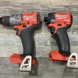 AS-IS Milwaukee FUEL 18V Lithium-Ion Brushless Cordless Hammer Drill and Impact Driver Combo Kit