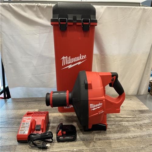 AS-IS Milwaukee FUEL 18-Volt Lithium-Iron Cordless Plumbing Drain Snake Auger Kit