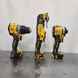 AS-IS- DEWALT 20V MAX Lithium-Ion Cordless 3-Tool Combo Kit