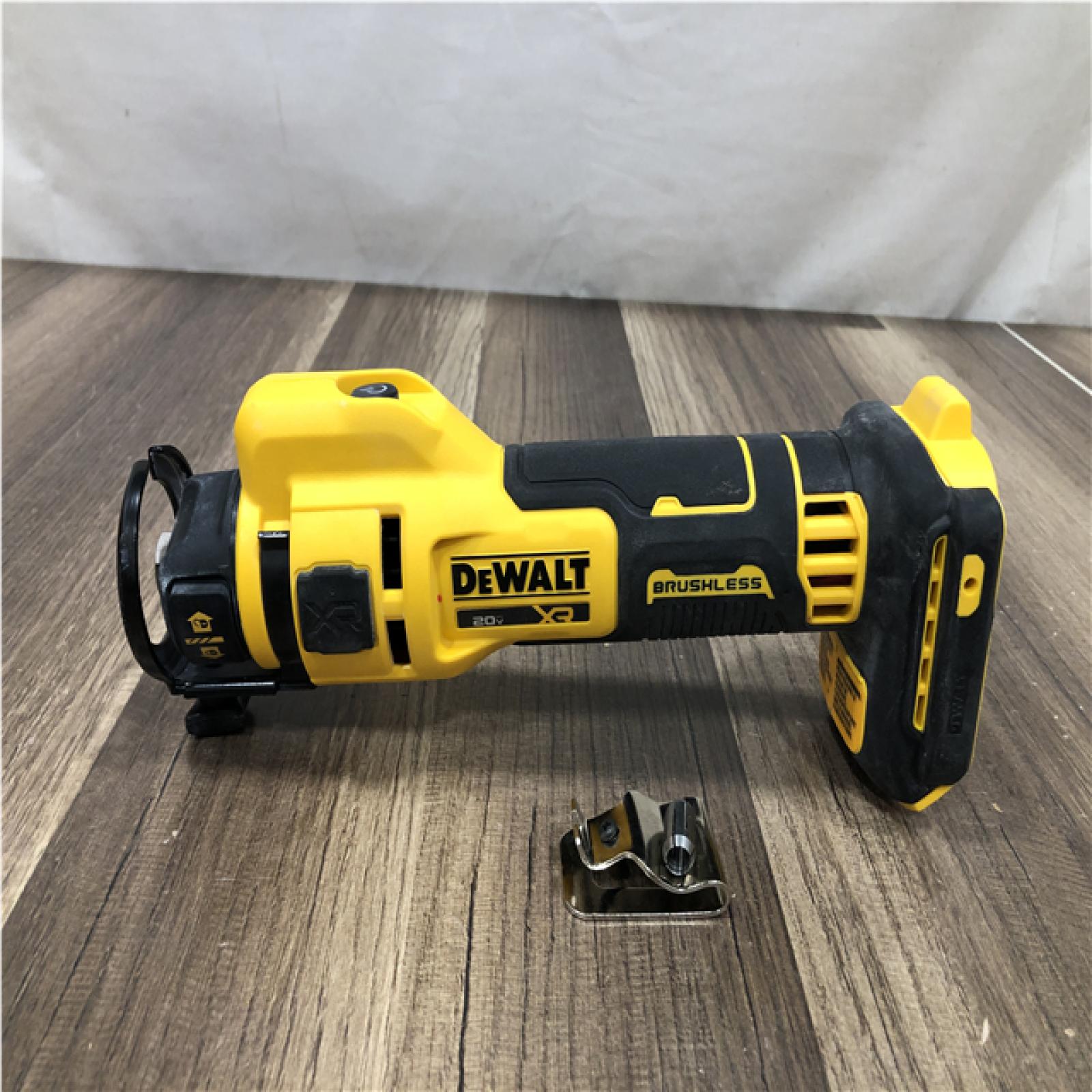 AS-IS DEWALT XR 20V Lithium-Ion Cordless Rotary Drywall Cut-Out Tool (Tool Only)