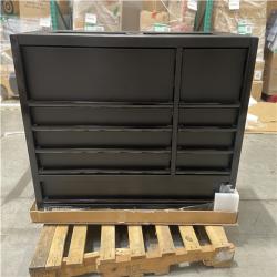 DALLAS LOCATION- AS-IS Heavy-Duty 52 in. 9-Drawer Matte Black Rolling Tool Cabinet