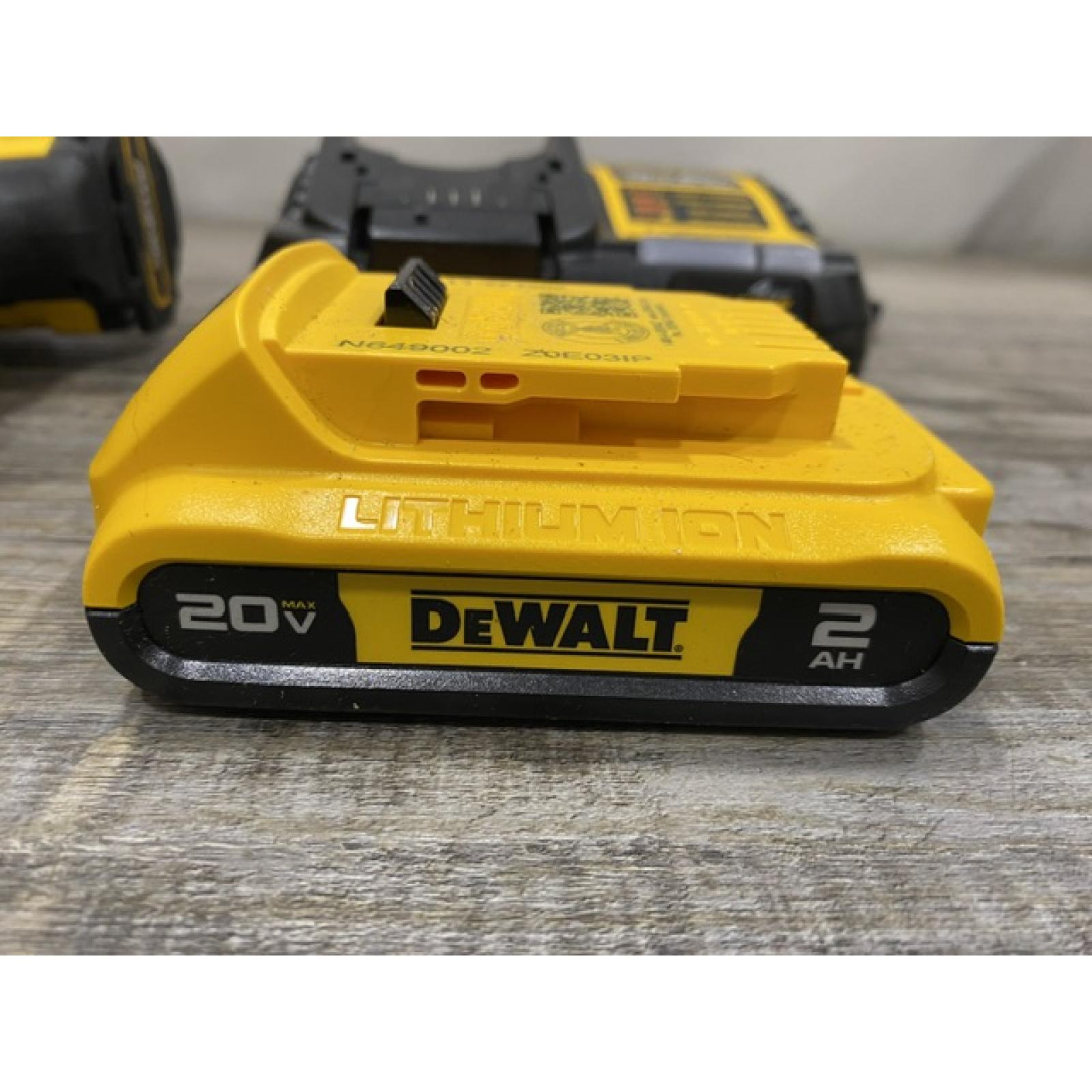 AS-IS DEWALT Atomic 20V Lithium-Ion Cordless Compact 1/2 in. Drill/Driver Kit