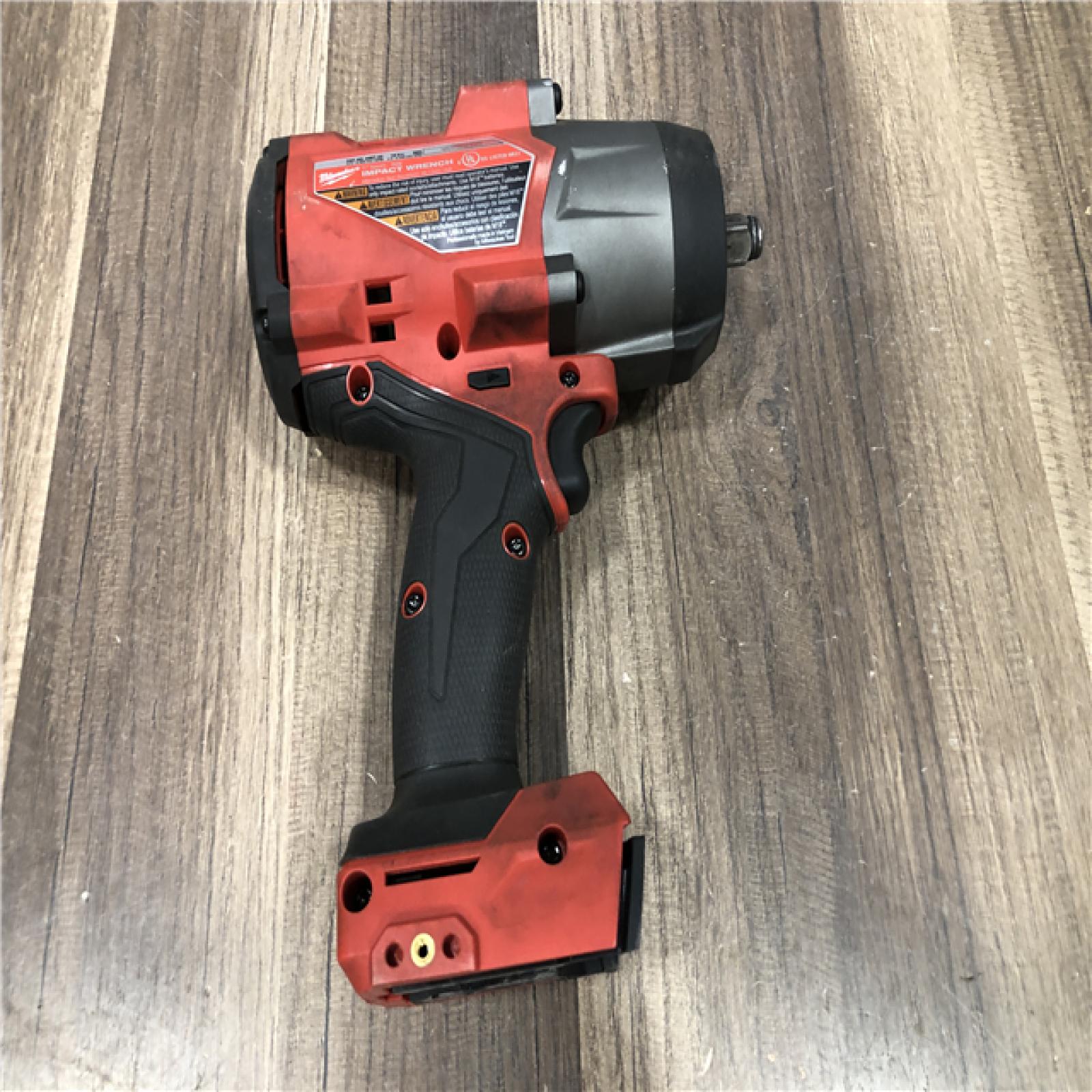AS-IS Milwaukee FUEL 18V Lithium-Ion Brushless Cordless 1/2 in. Impact Wrench with Friction Ring (Tool-Only)