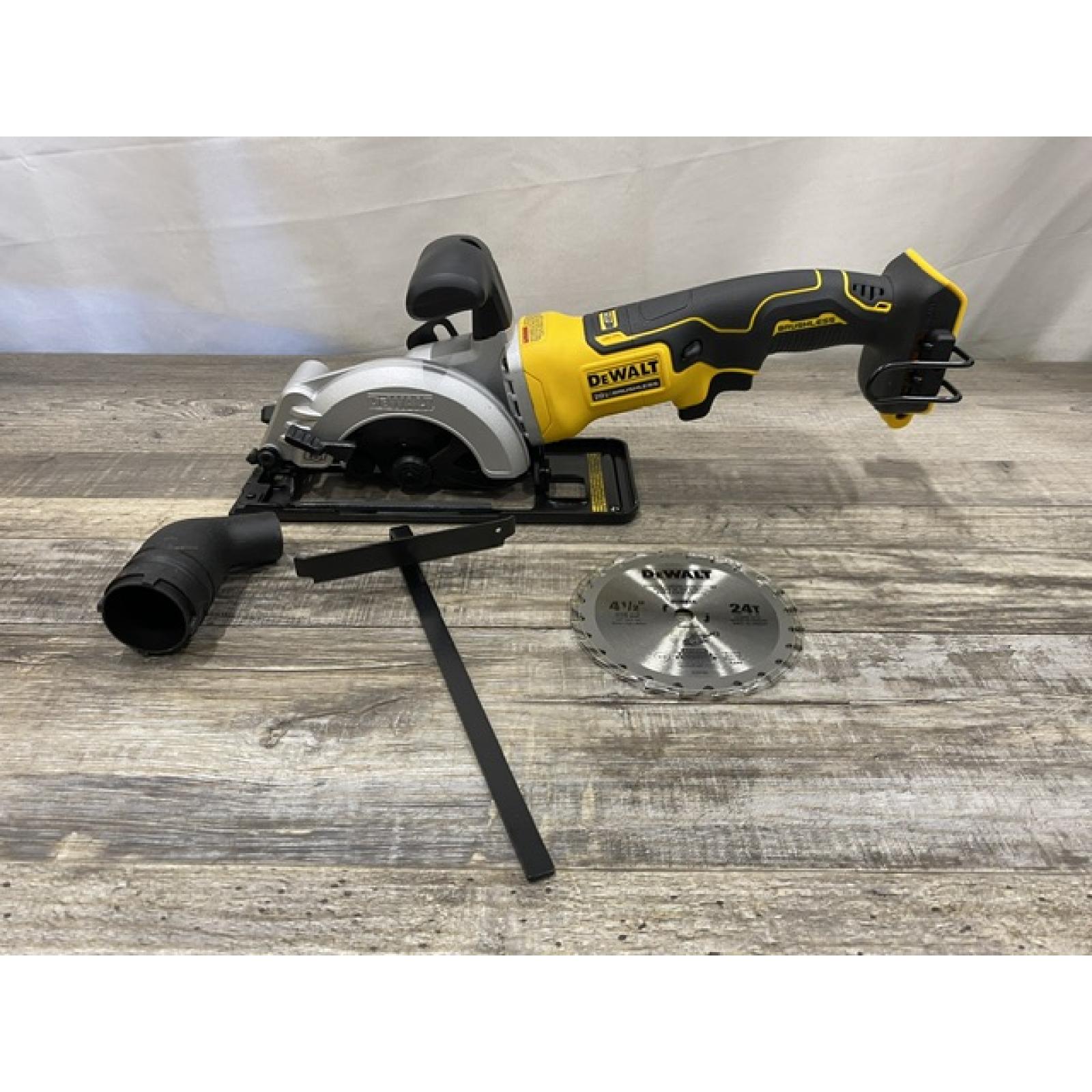 AS-IS DEWALT ATOMIC 20V MAX Cordless Brushless 4-1/2 in. Circular Saw (Tool Only)