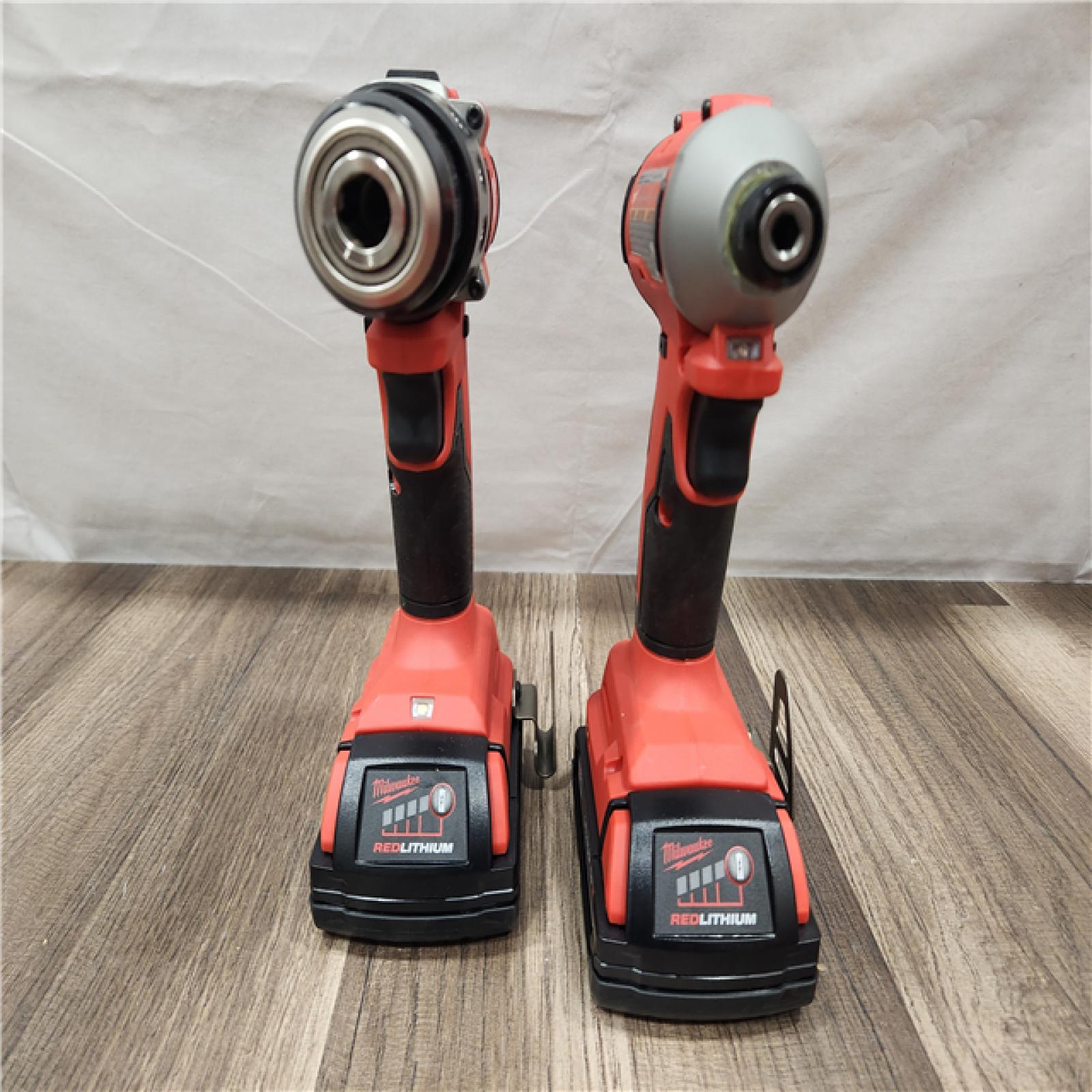 AS-IS- Milwaukee M18 Compact Brushless 2-Tool Combo Kit