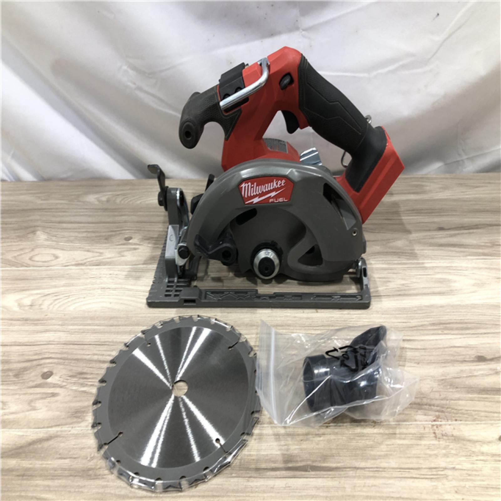 AS-IS Milwaukee FUEL 18V Lithium-Ion Cordless 6-1/2 in. Circular Saw (Tool-Only)