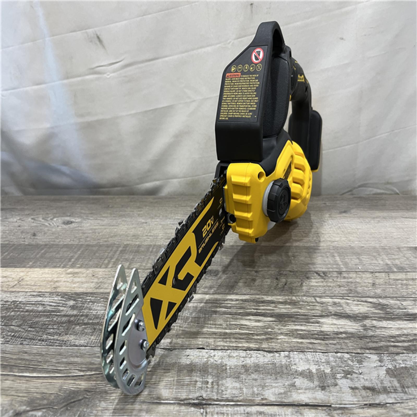 AS-IS DEWALT 20V MAX 8 in. Brushless Cordless Battery Powered Pruning Chainsaw (Tool Only)