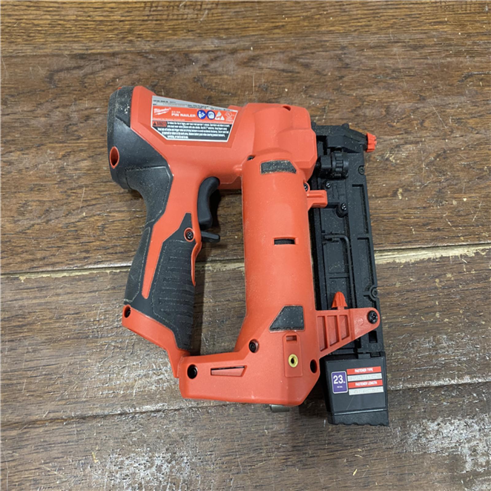 AS-IS Milwaukee 2540-20 12V 23 Gauge Cordless Pin Nailer (Tool Only)