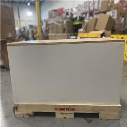 DALLAS LOCATION- AS IS! Husky Tool Storage 72 in. W x 24 in. D 18-Drawer Heavy Duty Adjustable Height Mobile Workbench Cabinet in Matte White