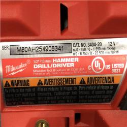 AS-IS Milwaukee FUEL 12-Volt Lithium-Ion Brushless Cordless Hammer Drill and Impact Driver Combo Kit