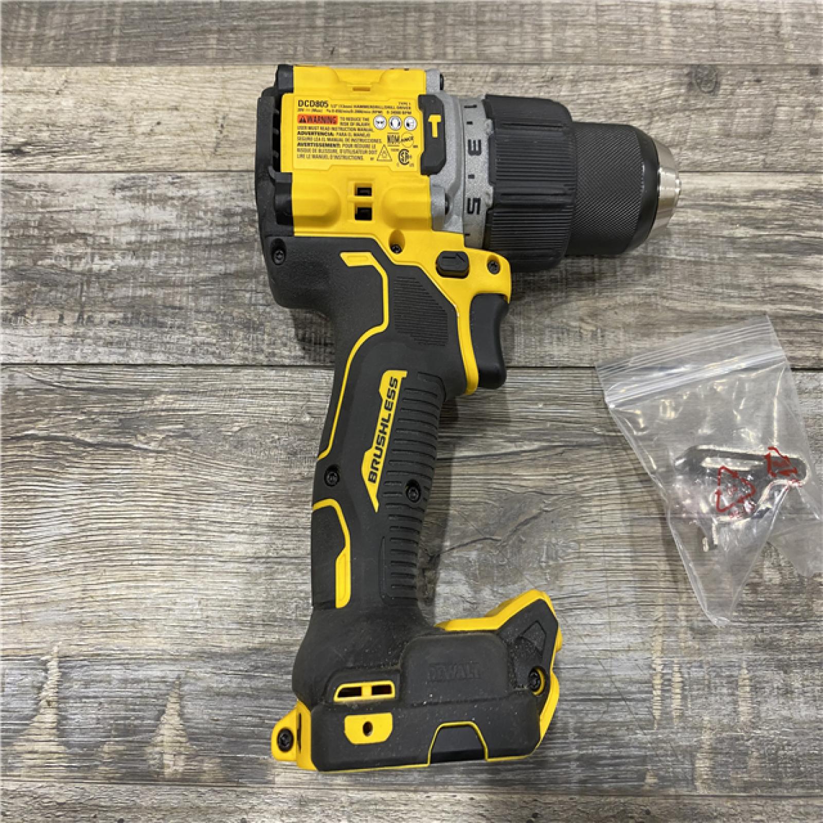 AS-IS DEWALT 20V Compact Cordless 1/2 in. Hammer Drill (Tool-Only)
