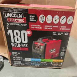 CALIFORNIA AS-IS LINCOLN ELECTRIC 180 WELD PAK
