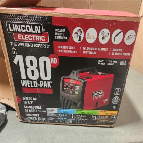 CALIFORNIA AS-IS LINCOLN ELECTRIC 180 WELD PAK