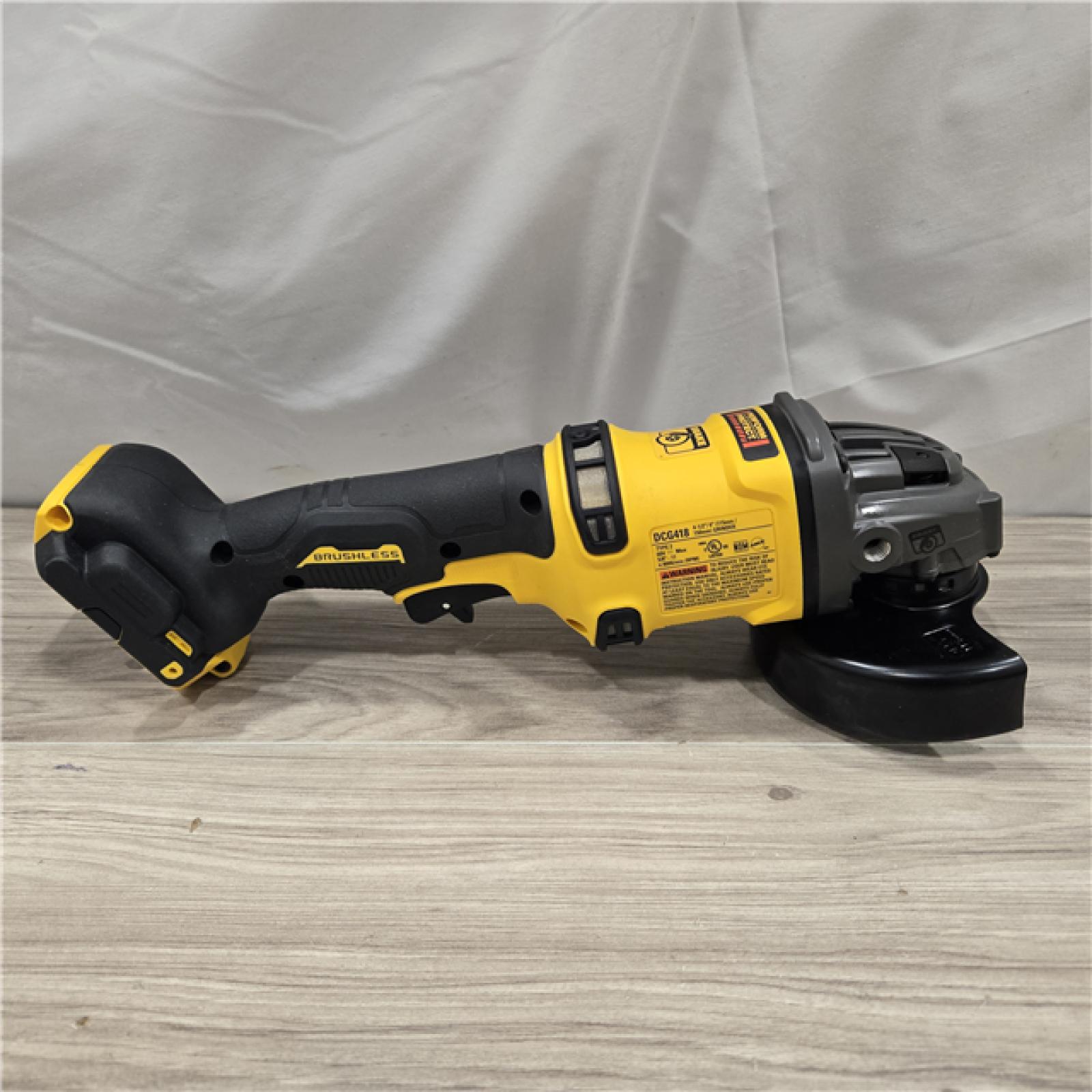 AS-IS DEWALT 60V MAX Cordless 4.5 in. to 6 in. Small Angle Grinder (Tool Only)