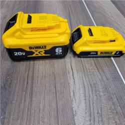 AS-IS  DEWALT 20V MAX Lithium-Ion 6.0Ah and 4.0Ah Battery and Charger Starter Kit
