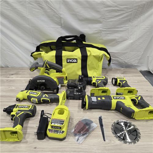 LIKE NEW! - RYOBI ONE+ 18V Cordless 6-Tool Combo Kit