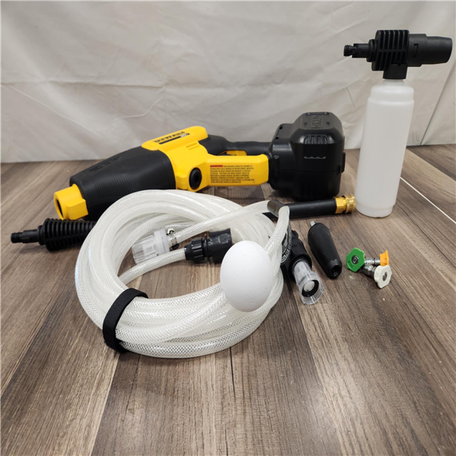 Dewalt 20V 550 PSI  1 GPM Cordless Power Cleaner W/ 4 Nozzles Tool-Only
