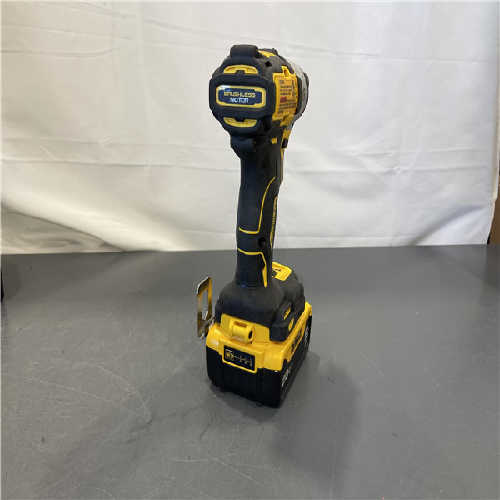 AS-IS - DEWALT 20V MAX XR Lithium-Ion Brushless Cordless 1/4 3-Speed Impact Driver Kit