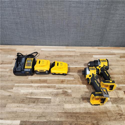 HOUSTON LOCATION - AS-IS DEWALT 2 TOOL COMBO KIT W/ (2) BATTERY & CHARGER