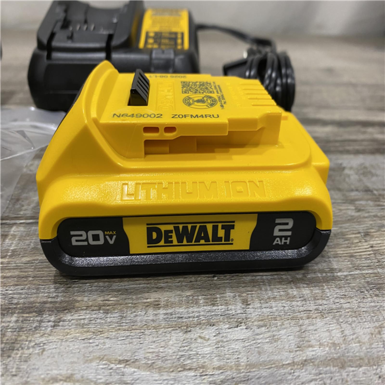AS-IS DEWALT Atomic 20V Lithium-Ion Cordless Compact 1/2 in. Drill/Driver Kit