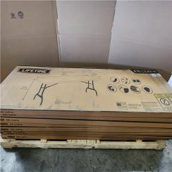 Phoenix Lifetime 8 ft. Plastic Commercial Folding Table (Set of 8)