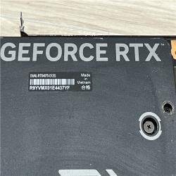 AS-IS ASUS Dual GeForce RTX 4070 12GB RAM - Graphics Card