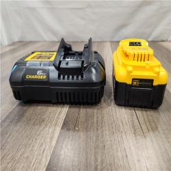 AS-IS DEWALT 20-Volt MAX Lithium-Ion 6.0 Ah Battery Pack and Charger Kit