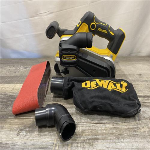 AS-IS DEWALT 20V MAX* XR Brushless Cordless Belt Sander (Tool-Only)