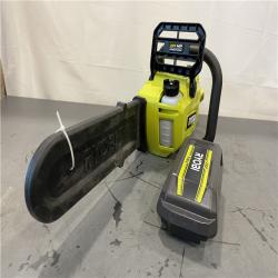 AS-IS - RYOBI 40V HP Brushless Cordless 14 in. Battery Powered Chainsaw Kit