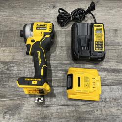 AS-IS DEWALT Atomic 20V Max Lithium-Ion Brushless Cordless Compact 1/4 in. Impact Driver Kit