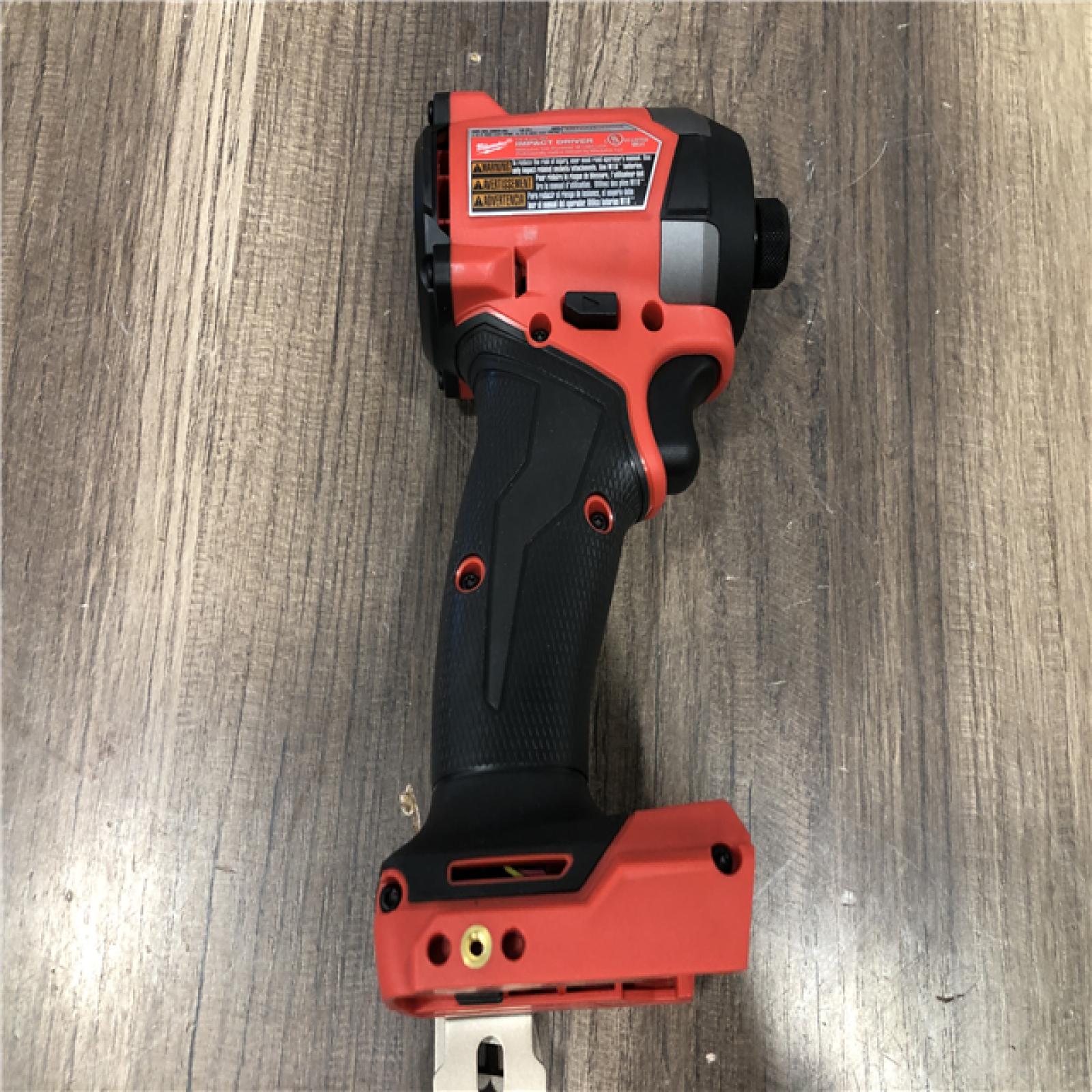 AS-IS Milwaukee FUEL 18V Lithium-Ion Brushless Cordless 1/4 in. Hex Impact Driver (Tool-Only)