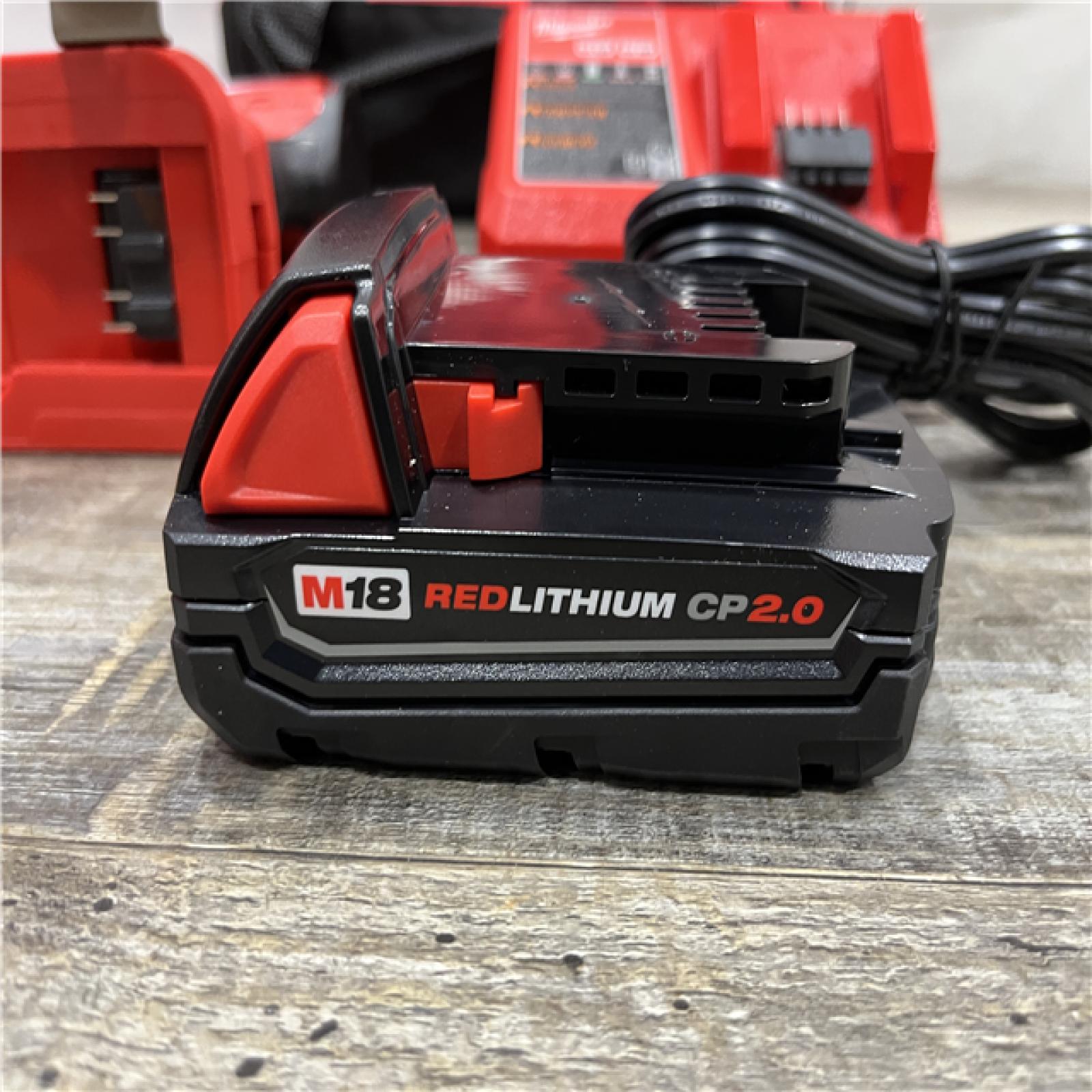 AS-IS Milwaukee 18-Volt Lithium-Ion Compact Brushless Cordless 1/4 in. Impact Driver Kit