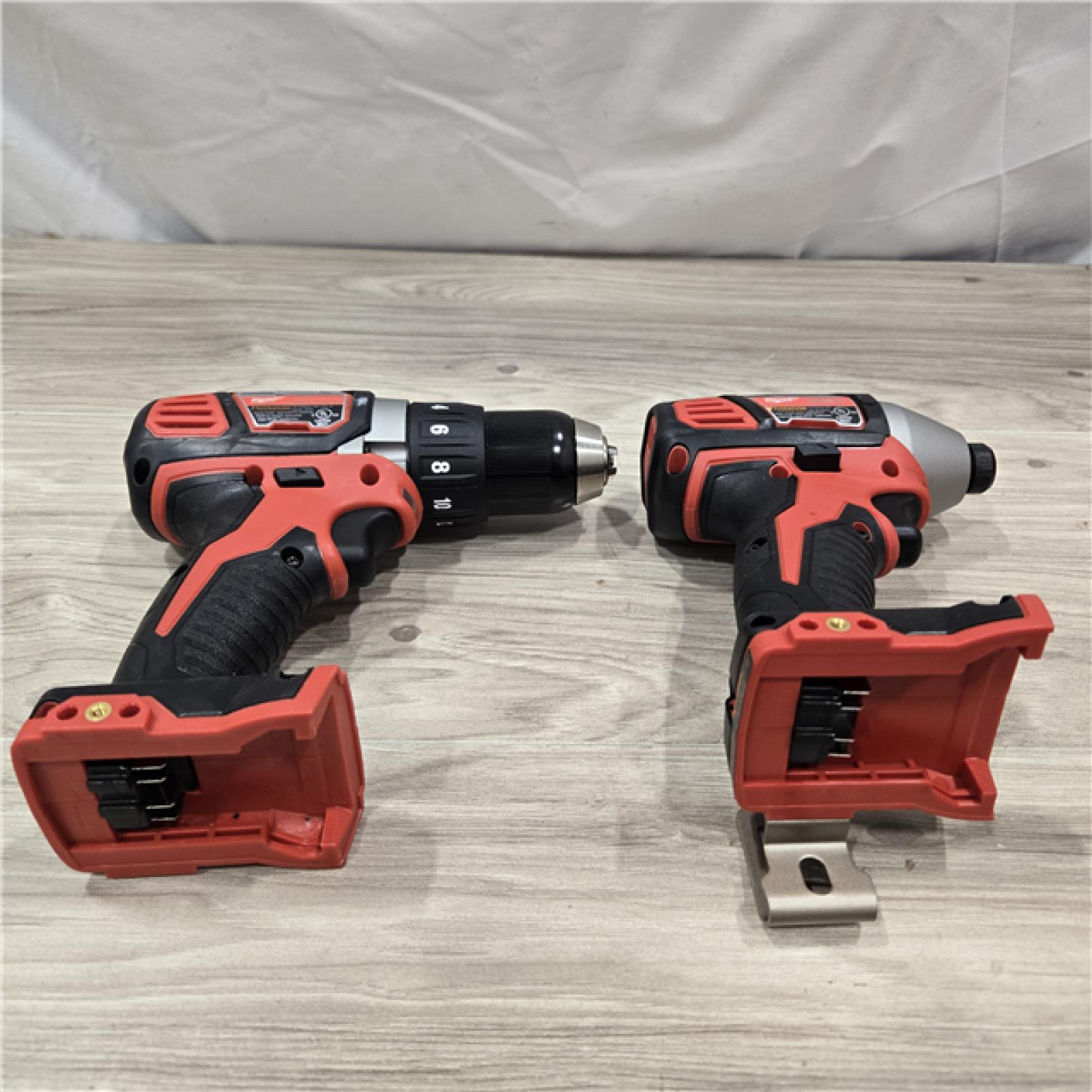 AS-IS Milwaukee 18V Cordless 2-Tool Drill/Driver and Impact Driver Kit